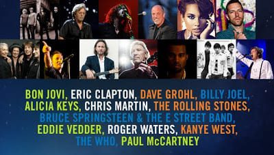 12-12-12 – The Concert for Sandy: El concierto en Streaming aquí.