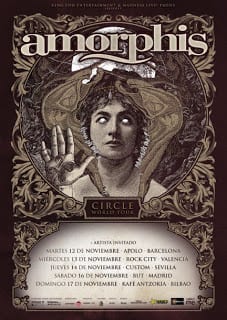 Amorphis – En Barcelona, Valencia, Sevilla, Madrid y Bilbao el próximo mes de Noviembre