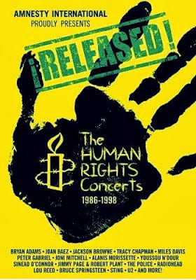 Ammesty International – The Human Rights Concerts 1986 – 1998 : Caja con 6 DVDs y 2 Cds.