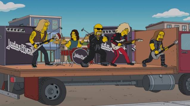 Judas Priest  han estado en Los Simpson la pasada noche. Vídeo
