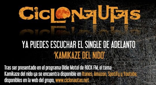 CICLONAUTAS se estrenan con «Kamikaze del Nido»