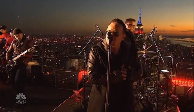 Vídeo de U2 y su Invisible en el The Tonight Show con Jimmy Fallon