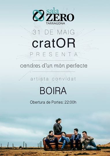CratOR en concierto el próximo sábado en Tarragona presentando su nuevo disco