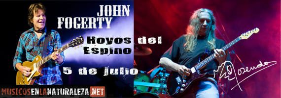 Músicos en la Naturaleza: el sábado JOHN FOGERTY en Gredos
