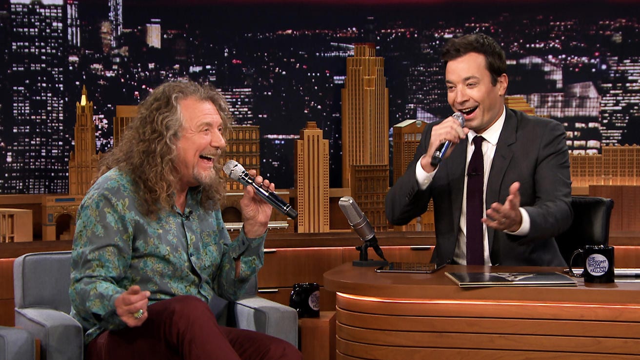 Robert Plant en el Show de Jimmy Fallon