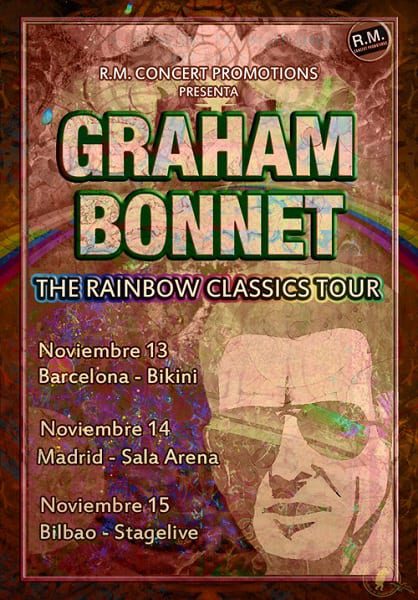 GRAHAM BONNET de gira por España