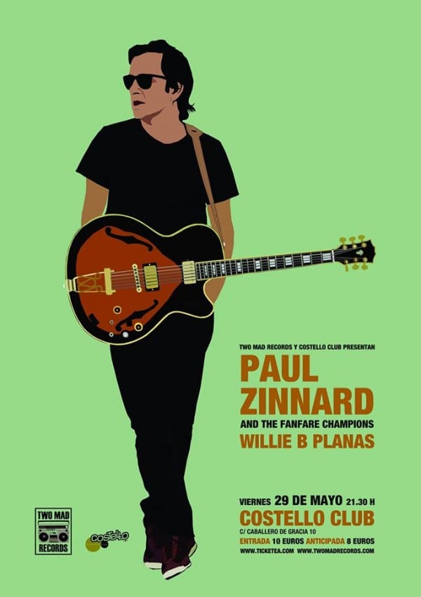 PAUL ZINNARD volverá a tocar en Madrid a finales de mayo