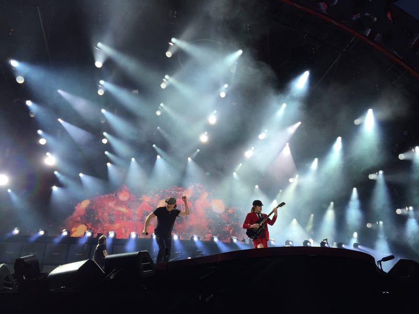 Setlist de la gira europea de AC/DC 2015