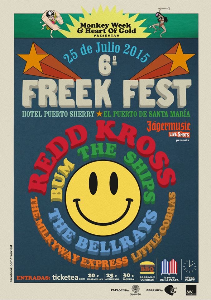 El FREEK FEST 2015 cierra su cartel