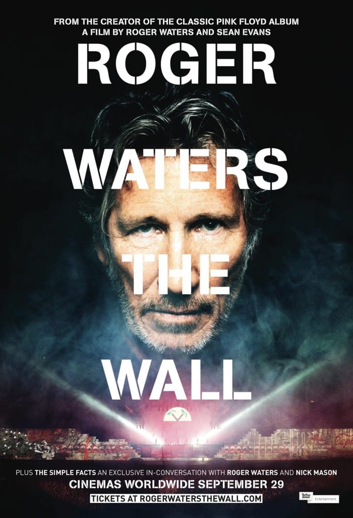 ROGER WATERS THE WALL concert film: Trailer y lista de cines.
