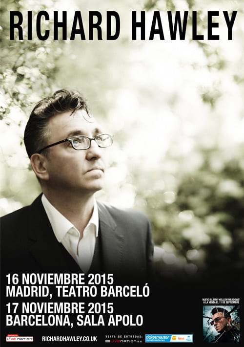 RICHARD HAWLEY de gira por España el próximo noviembre