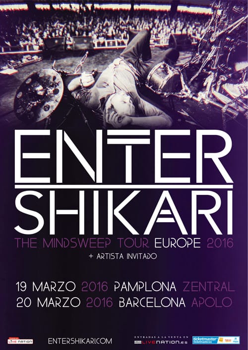 ENTER SHIKARI de gira por España en marzo de 2016