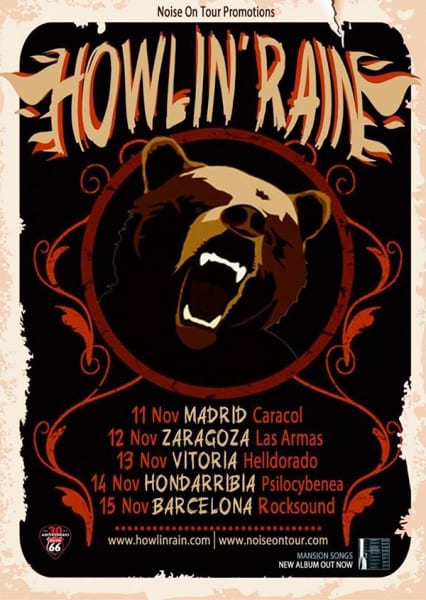 Crónica del concierto de Howlin’ Rain en Zaragoza, en la sala López, 12-11-2015