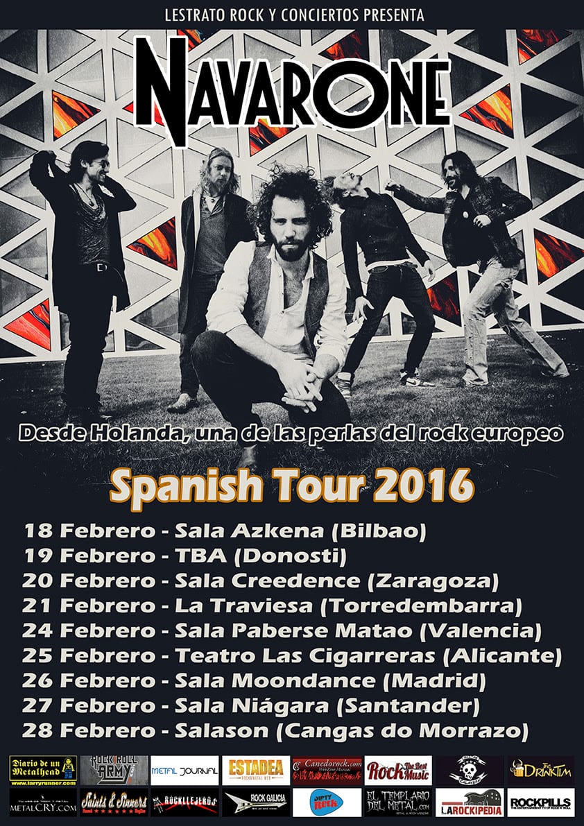Los holandeses NAVARONE de gira por España en febrero