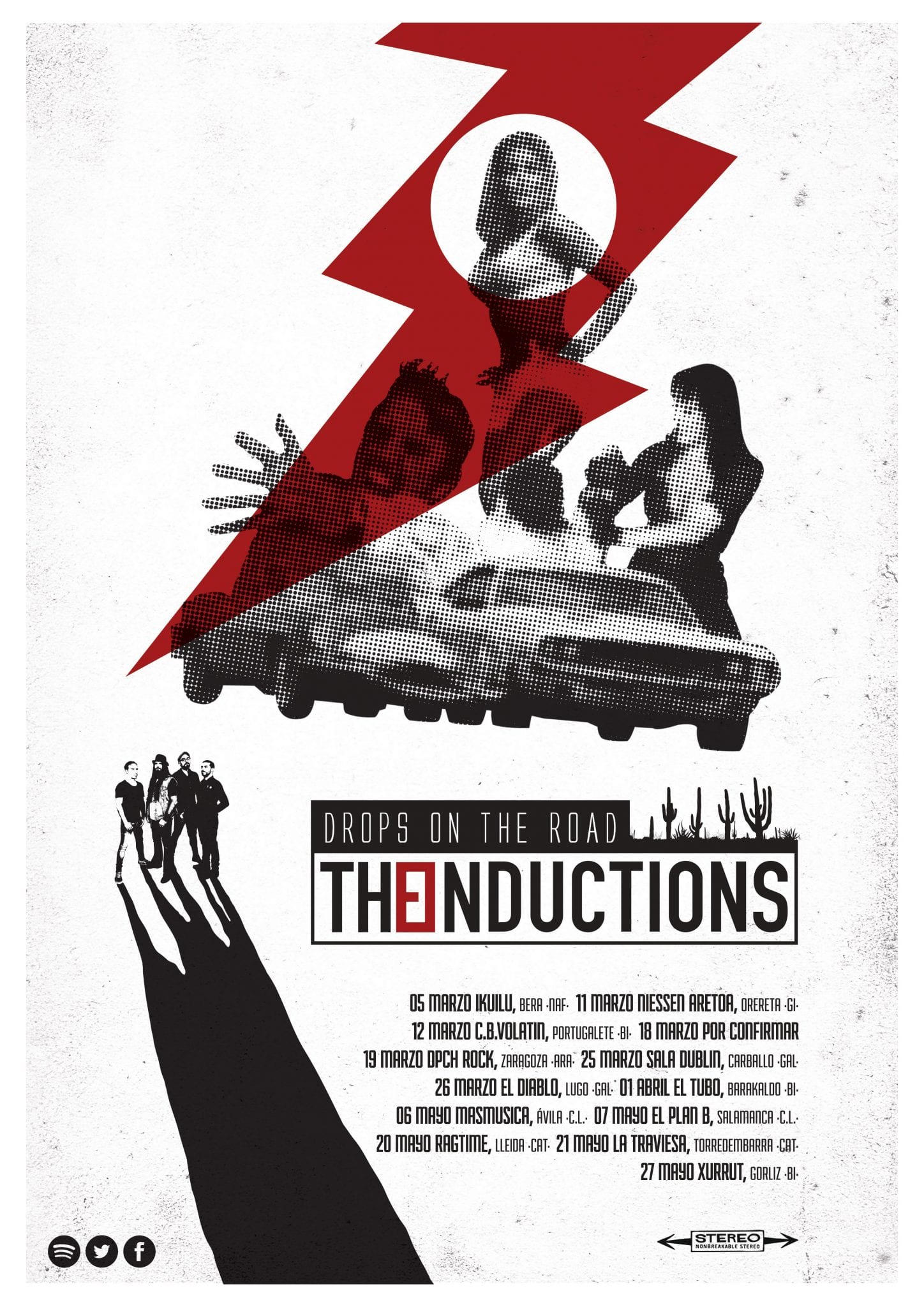 THE INDUCTIONS presentan su Drops on fire tour