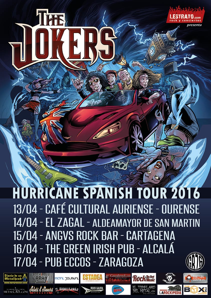 Los británicos THE JOKERS regresan a España para presentar su nuevo disco