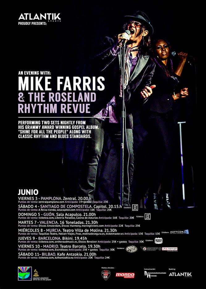 Mike Farris and The Roseland Rhythm Revue añaden una fecha más en su gira por España