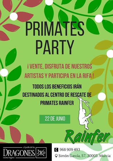 Primera edición de la PRIMATES PARTY el próximo día 22 en Murcia