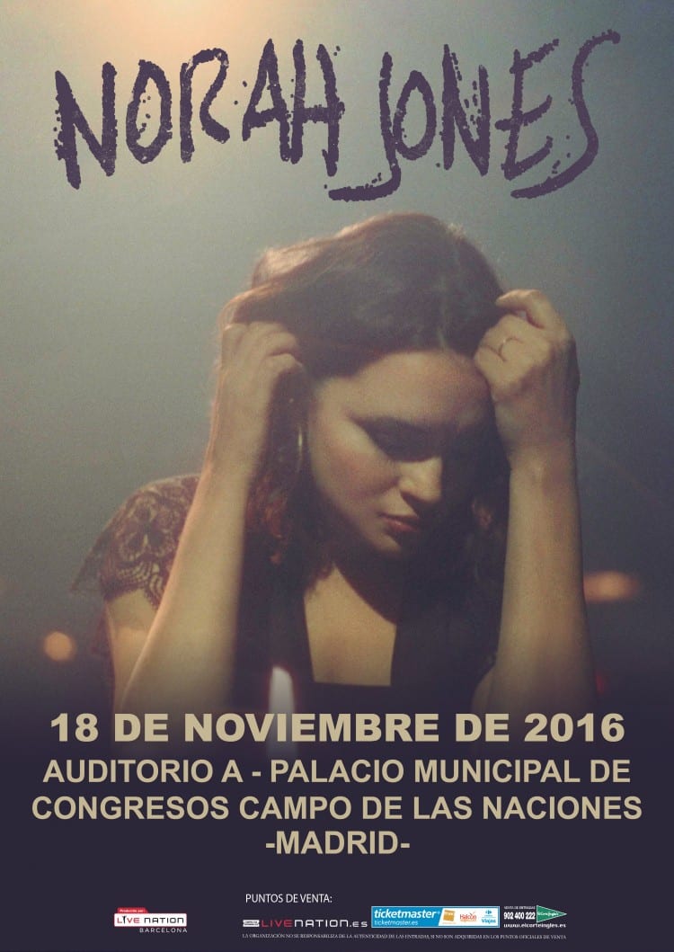 NORAH JONES en Madrid en noviembre