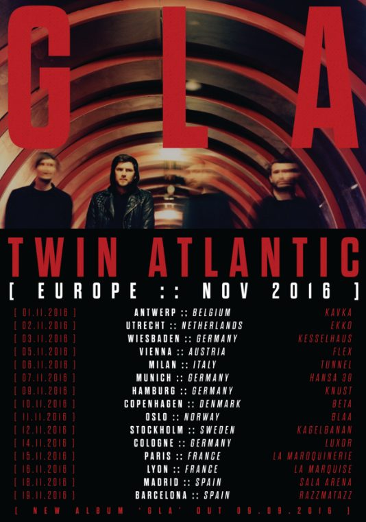 Twin Atlantic de gira por España en noviembre