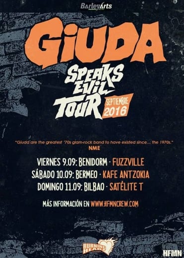 El «Speaks evil tour» de GIUDA aterriza en España