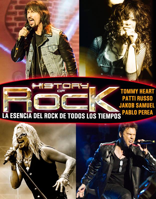¡Vuelve HISTORY OF ROCK La esencia del rock de todos los tiempos!.