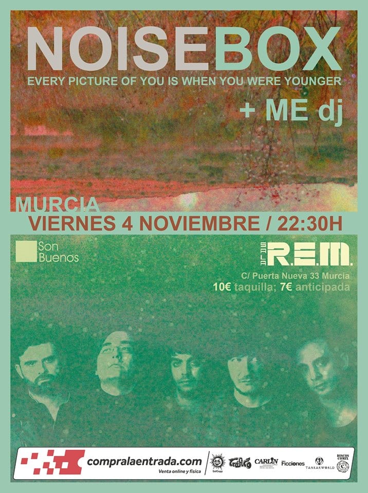 NOISE BOX estarán el 4 de noviembre en la Sala REM de Murcia