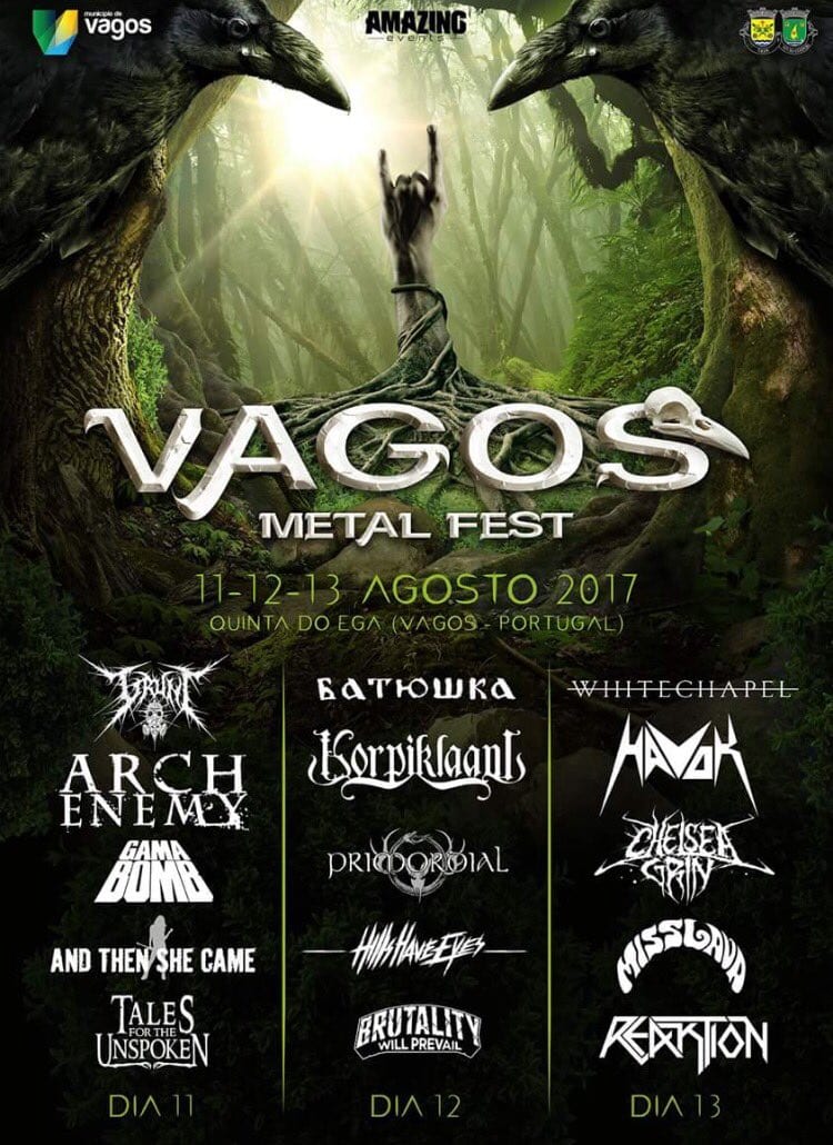 HAVOK y REAKTION confirmados en el VAGOS METAL FEST 2017