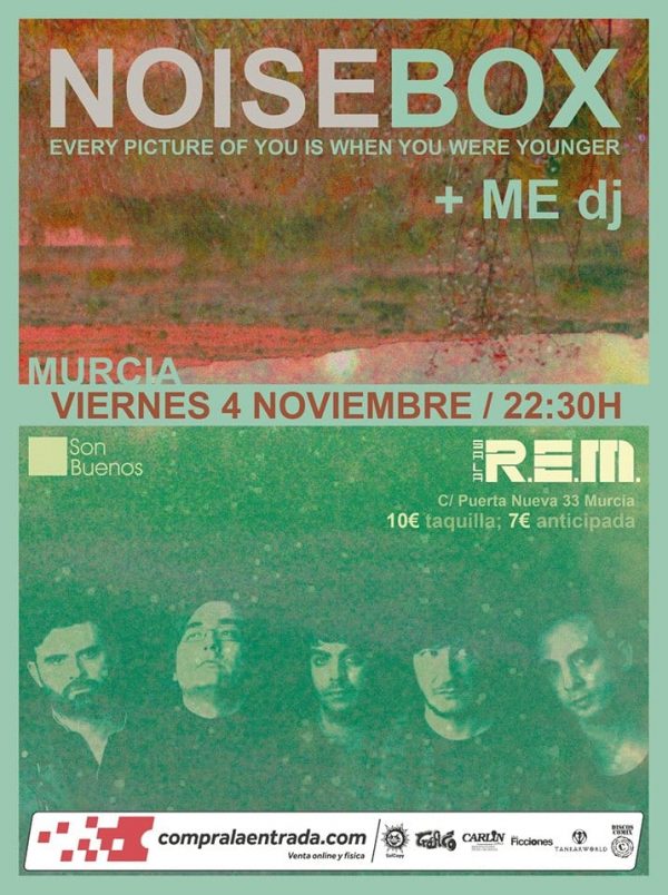 Crónica de NOISE BOX en Murcia. Sala REM. Noviembre 2016. Rock The