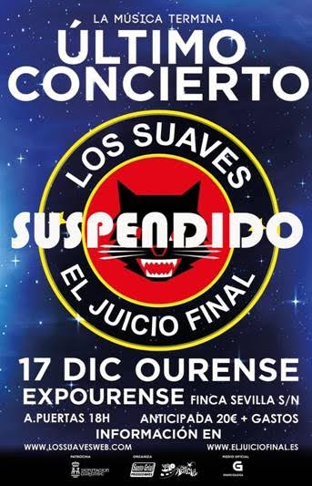 LOS SUAVES suspenden el concierto de despedida en Ourense