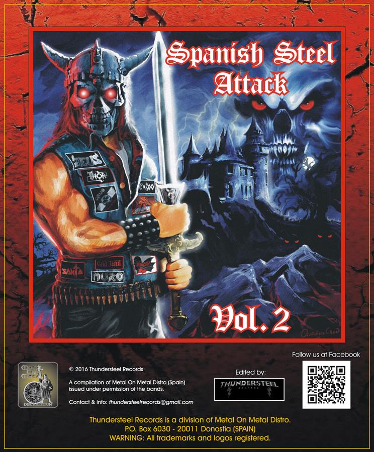 THUNDERSTEEL RECORDS presenta la portada de «Spanish Steel Attack vol.2»