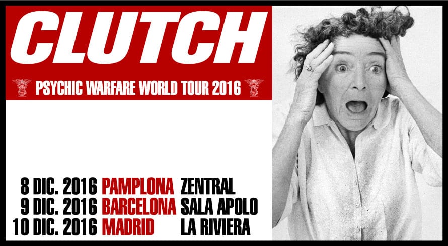 Crónica de CLUTCH en LA RIVIERA, (Madrid) 10/12/2016