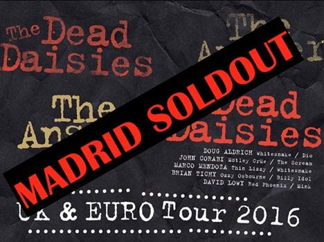 THE ANSWER Y THE DEAD DAISIES agotan entradas para el concierto de Madrid