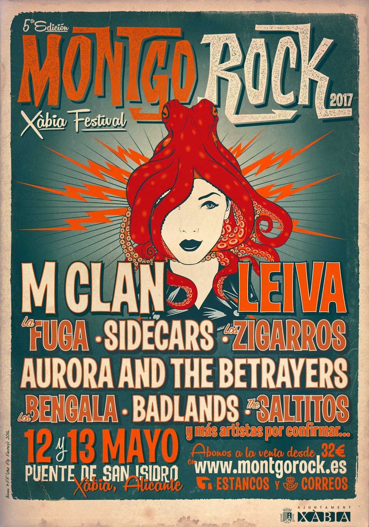 M Clan segundo cabeza de cartel de Montgorock Xàbia Festival 2017