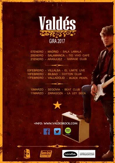 VALDÉS -exGuitarra de CON MORA y actual Guitarrista de SHERPA- presenta nuevas fechas de gira para 2017