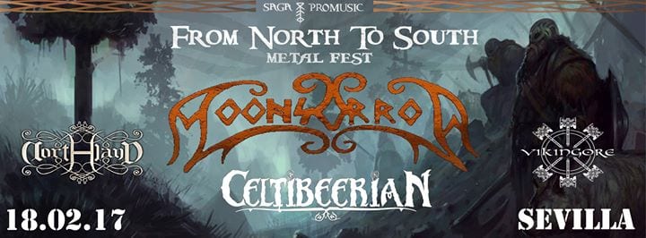MOONSORROW cabezas de cartel del From North to South Metal Fest