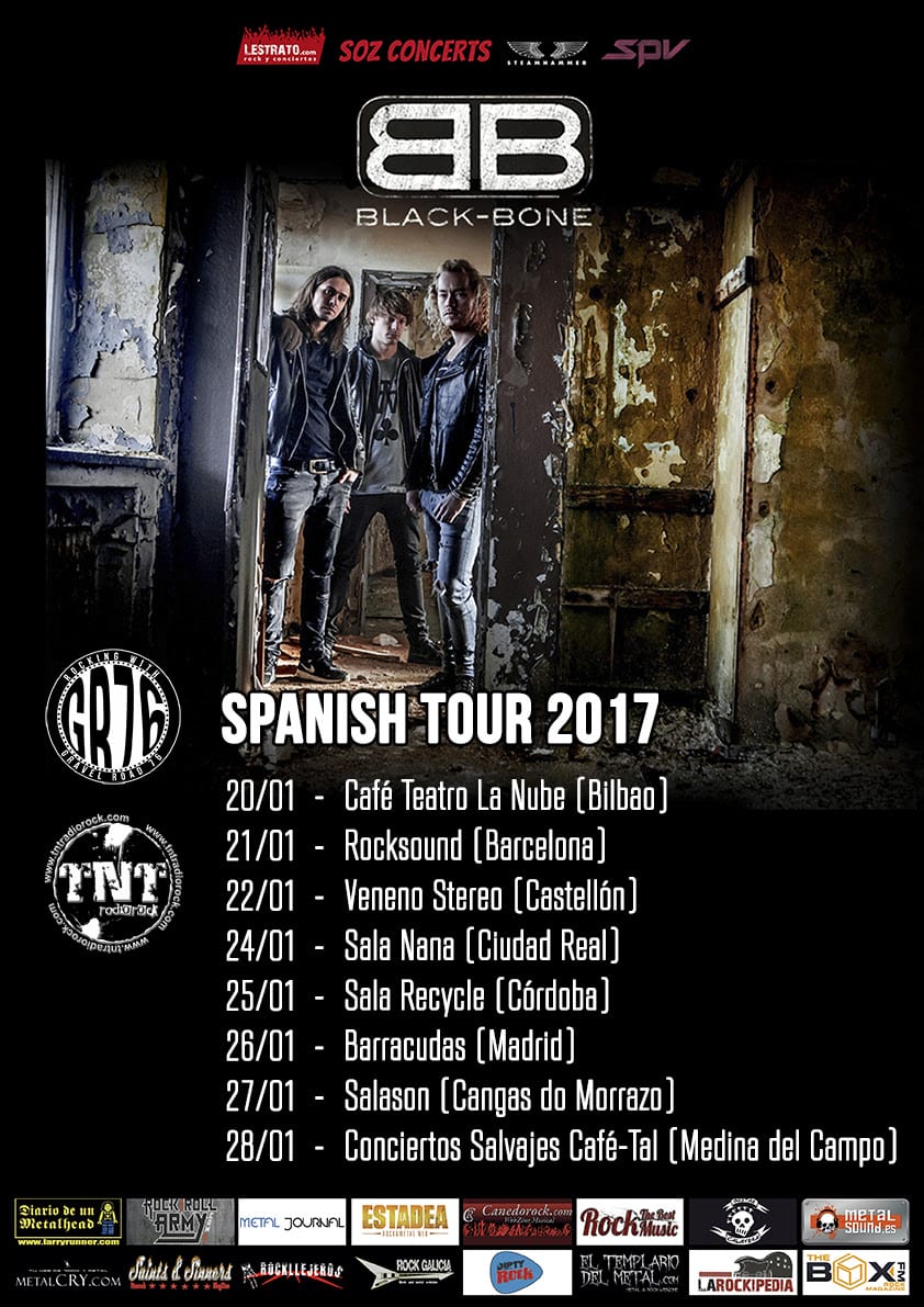 Los holandeses Black Bone de gira por España a finales de mes