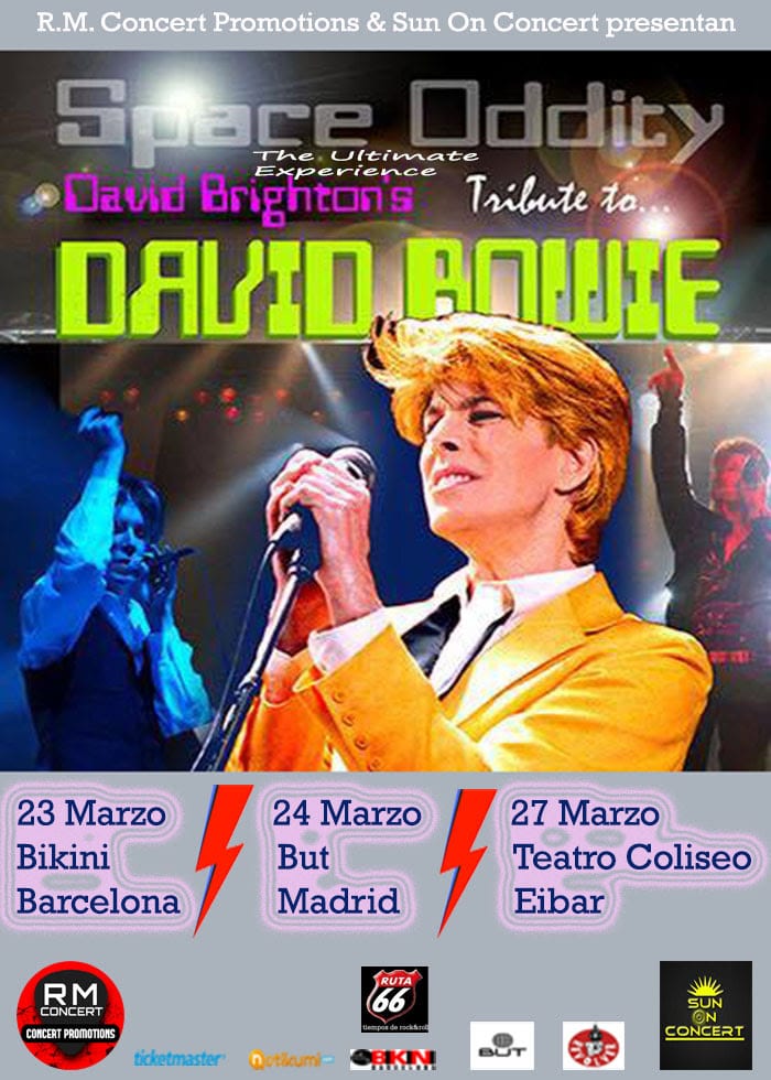 “Space Oddity – The Ultimate David Bowie Experience“, el grupo liderado por David Brighton de gira por España en Marzo