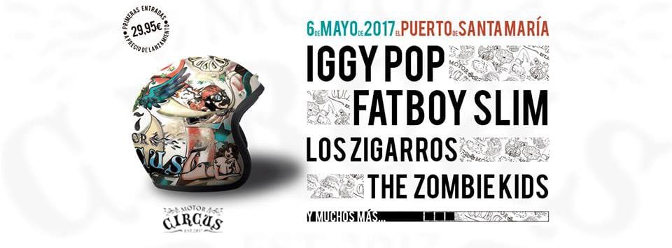 Iggy Pop cabeza de cartel del Motor Circus que se celebrará en El Puerto de Santa María