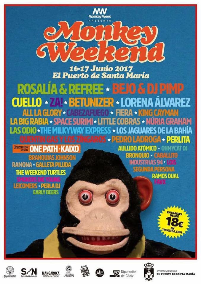 Monkey Week presentan el cartel del Monkey Weekend