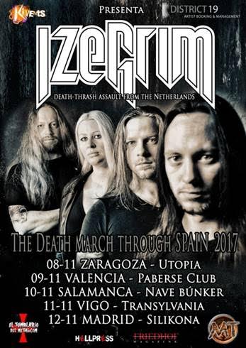 Izegrim y su The Death March Through  de gira por España en noviembre