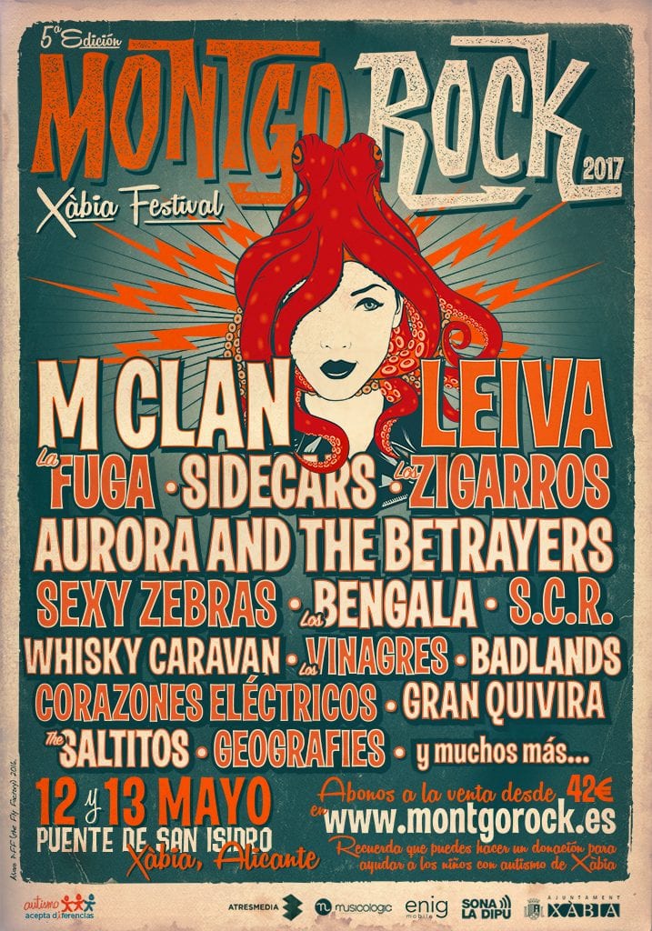 El Montgorock Xàbia Festival suma y sigue  con 3 nuevas confirmaciones