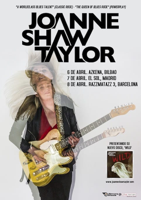 Esta semana arranca la gira española de Joanne Shaw Taylor