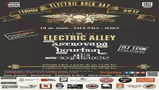 Horarios del I Electric Rock Day