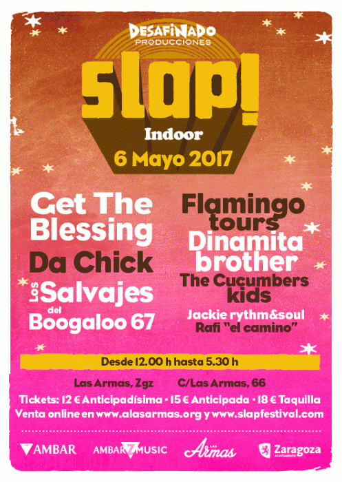 Slap! Indoor, el festivermut más largo del año, el próximo sábado en Zaragoza