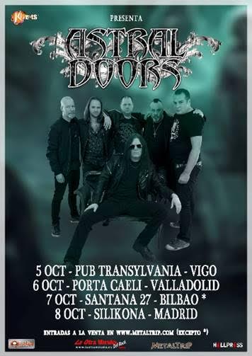 Astral Doors de gira por España en octubre