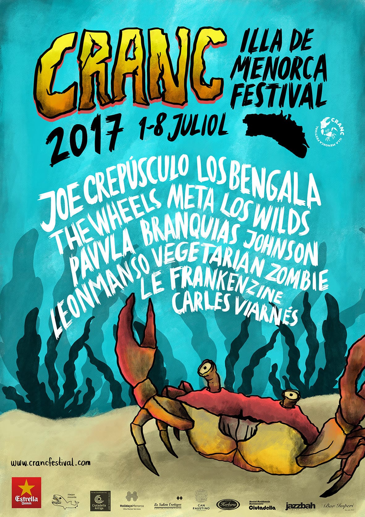Nace el festival Cranc 2017 en Menorca