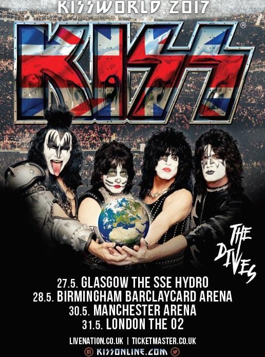 Crónica de KISS en el O2 Arena, Londres – 31/05/2017