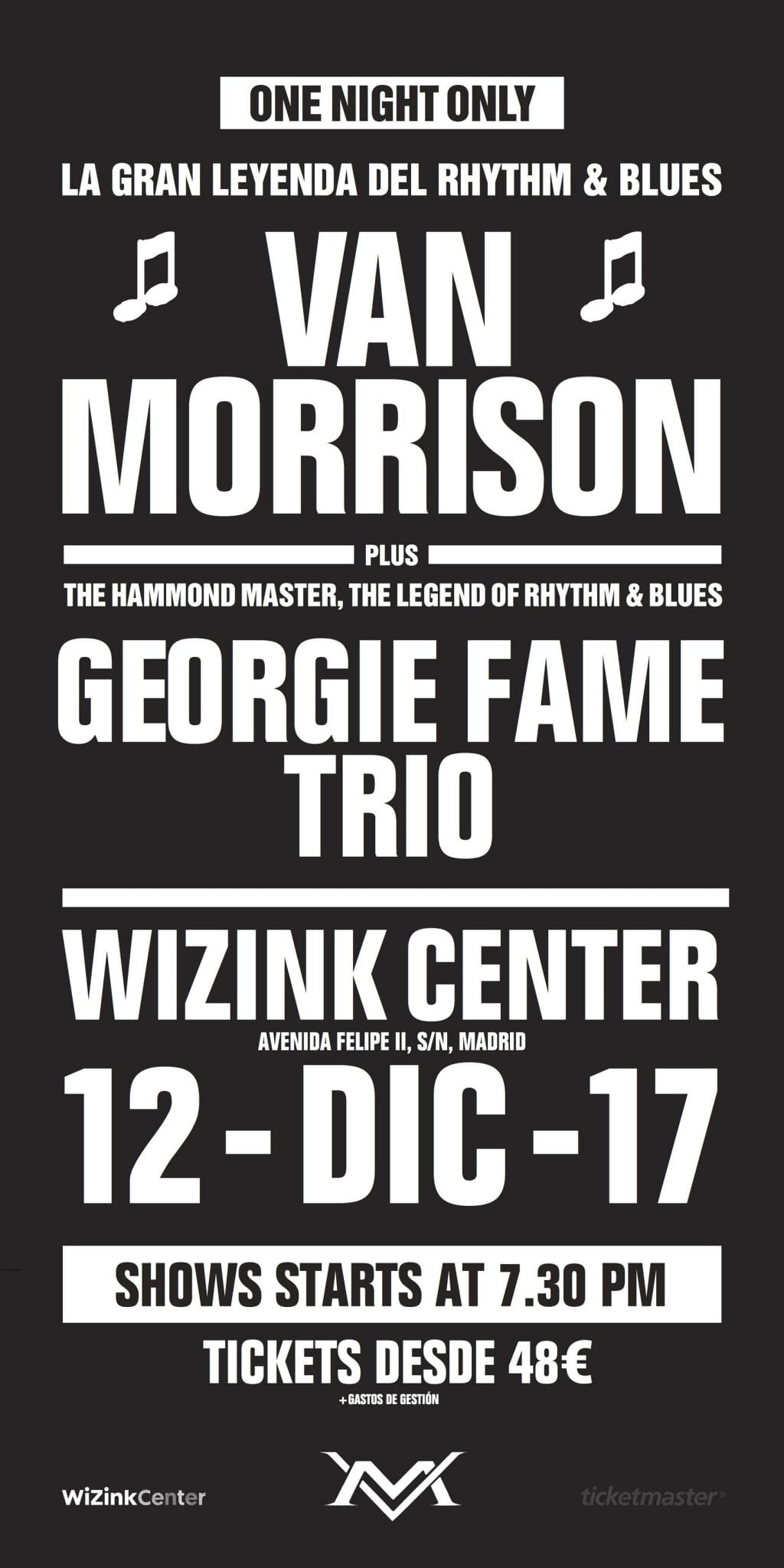 VAN MORRISON anuncia concierto en Madrid en diciembre