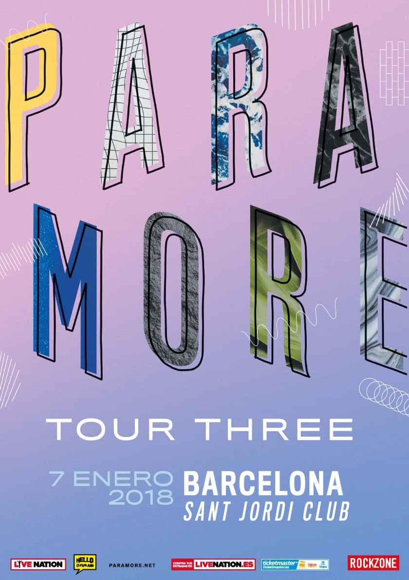 PARAMORE confirma un único concierto en la península el próximo 7 de enero en Barcelona